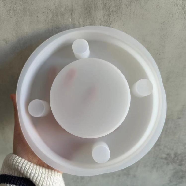 Candle Base Epoxy Moulds Personalized Candle Holder Molds Silica Gels Ornament