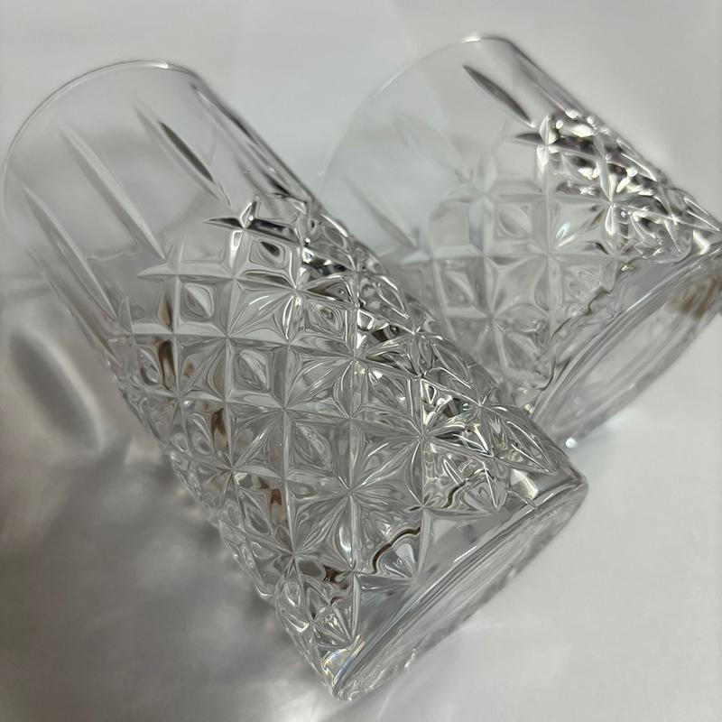 310ml/320ml Glass Diamond Coffee Cups Termos Household Water Bottle Wine Glasses Luxury Beverage Cup Juice Cup Wholesale Cups