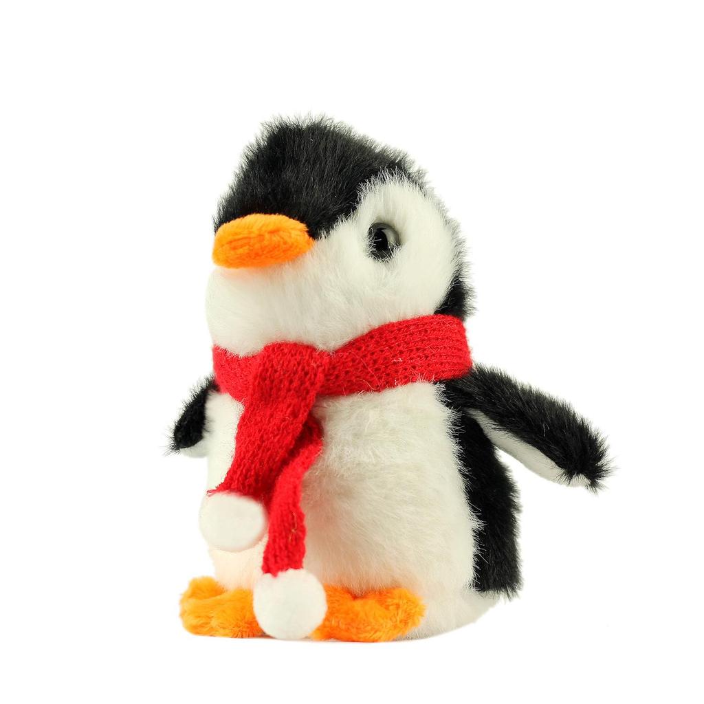 Adorable Penguin Plush Keychain Charm - Companion Cartoon Claw Machine Figure and Bag Accessory.