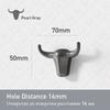 KAK Cartoon Cactus Cloth Hook Hangers for Kids Room Decorative Wall Hook Coat Bag Hat Hanging Hooks Zinc Alloy Bathroom Hardware