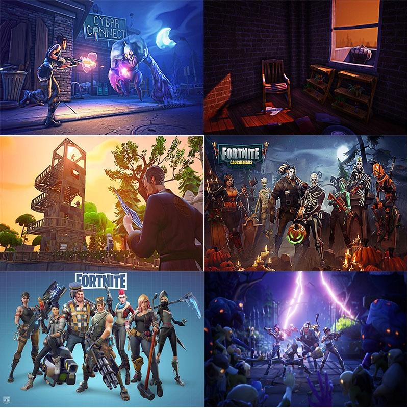 Spielnacht-Fort-Dekorationsposter, Aufkleber, Wandbilder, Geschenkidee