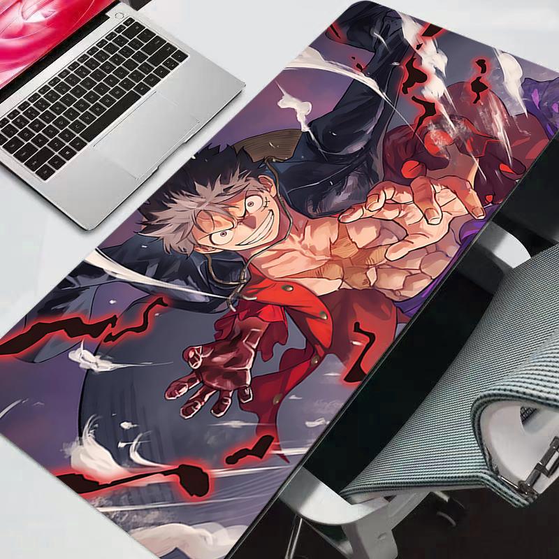 Mouse Pad One Piece Anime Carpe Large PC Gamer Computer Mausepad Varmilo Keyboard Gaming Accessories Desk Mat Durable