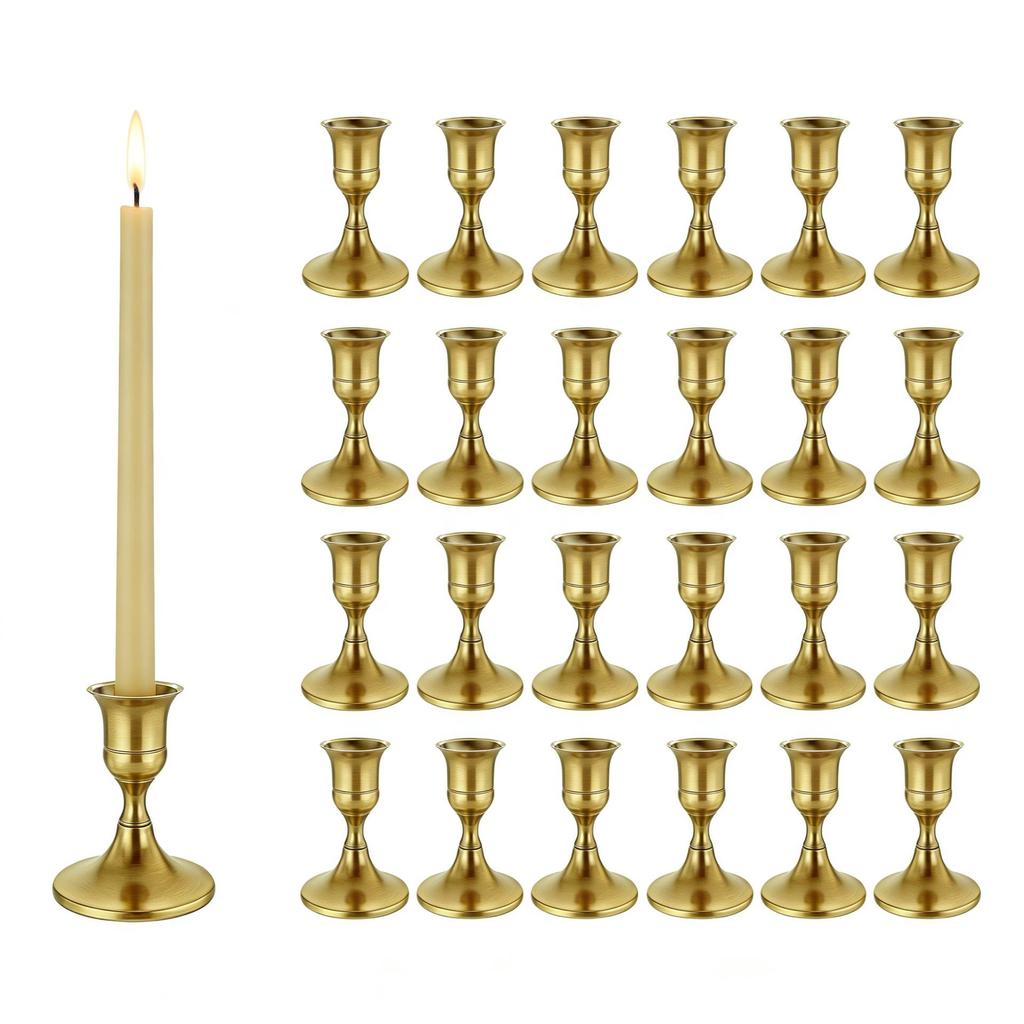 Europäischer minimalistischer Kerzenständer als Ornament für Candlelight-Dinner & Hochzeitsdeko