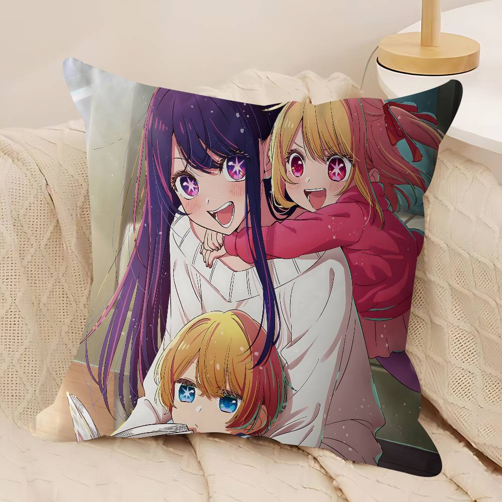 Anime Oshi No Ko Kissenbezug 30x50 Polyester Sofakissen Dekorative Zierkissen Heimdekoration Kissenbezug