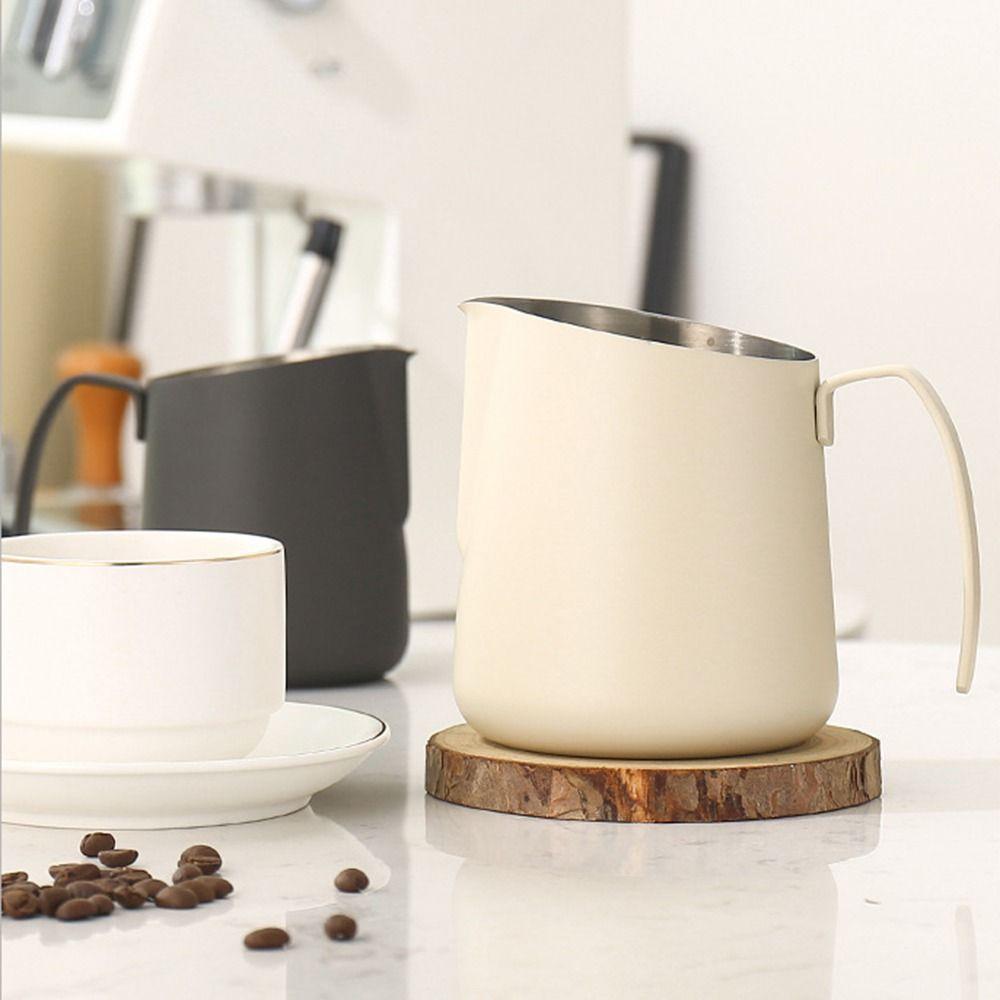 Stainless Steel Milk Frothing Pitcher 500/750ml Espresso Steaming Pitchers Coffee Bar