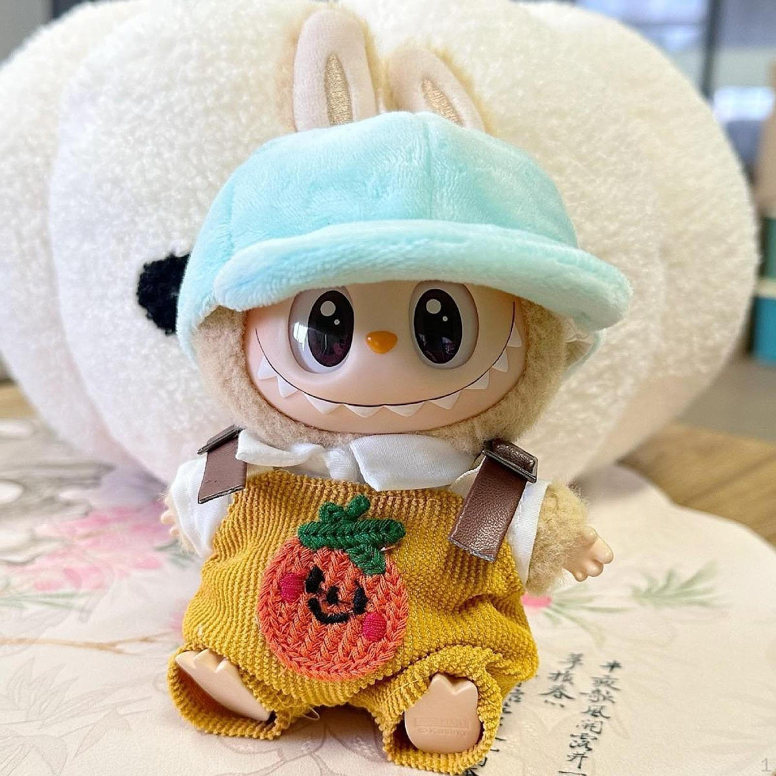 

Мини 6-дюймовая кукольная плюшевая шляпа, очаровательная, ролевые игры, удобная и стильная одежда зелёный