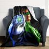 1pc Green Lantern, Superhero Blanket | Polyester Fiber, All-Season Comfort for Sofa, Bed, Office, Car, Camping, Ideal Home Decor & Gift, Office Comfor