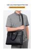 Men's Business Briefcase Laptop Bag - Large Capacity A4 Document Handbag