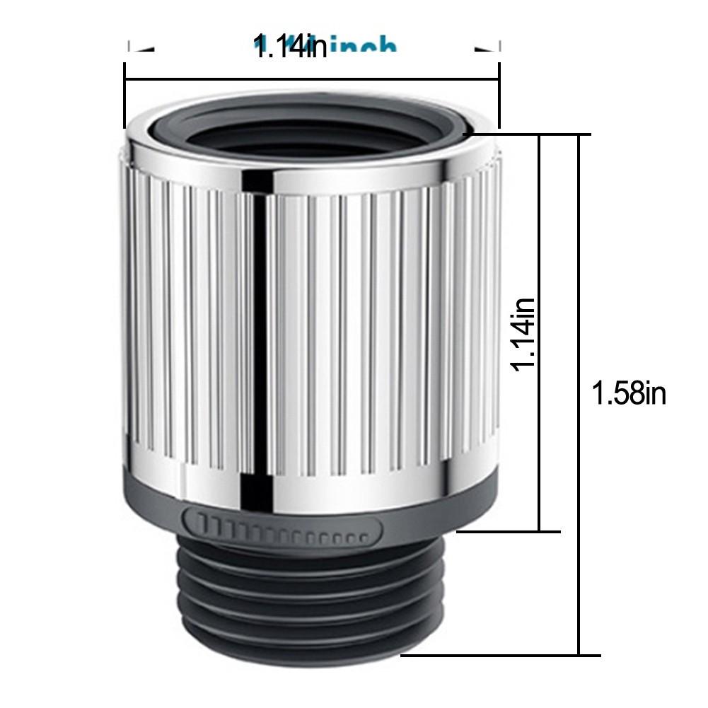 0.11lb vattenflödesregulator ABS Handhållen polerad krom