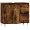 VidaXL Armoire de bain chêne fumé 65x33x60 cm bois d'ingénierie 831601