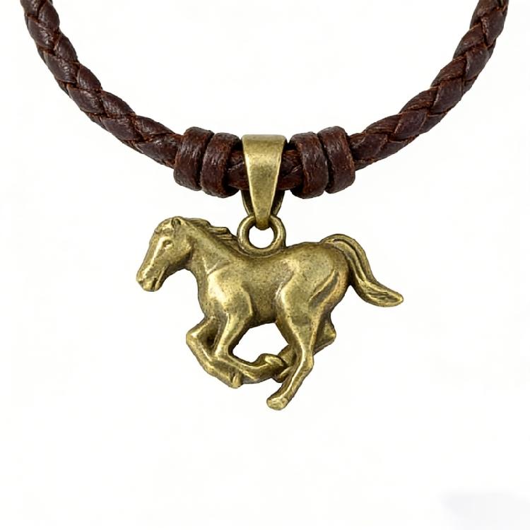 Pack of 50 Alloy Animal Horse Pendants 25x21mm Charms Designed for Jewelry Crafting DIY Projects Accessories