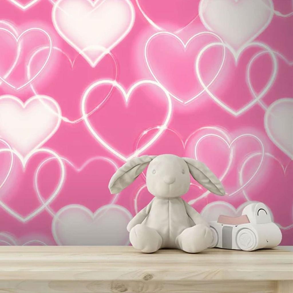 Arthouse Neon-Herz-Hintergrundbild