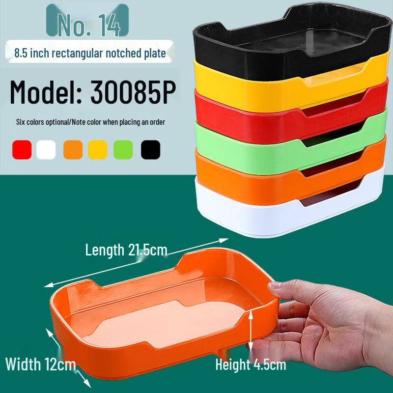 Colorful Plastic Serving Plate