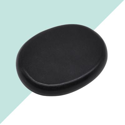 Volcanic Stone Massage Stones Natural Black Hot Spa Energy Stones For Skin Care Electromagnetic Protection Smooth Finish