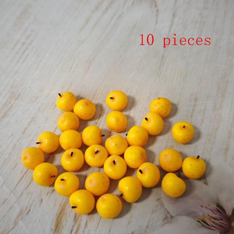 5/10Pcs Mini Simulated Little Apple Doll Accessories Toys 1/12 Dollhouse Miniature Food Play Scene Decoration