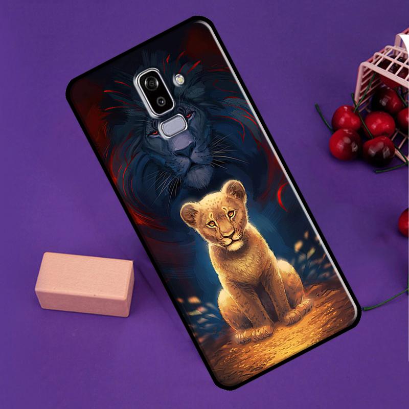 The Animal Lion Phone Case For Samsung Galaxy J3 J5 J7 2017 J1 A5 A3 2016 J8 J4 J6 Plus A6 A8 A7 A9 2018