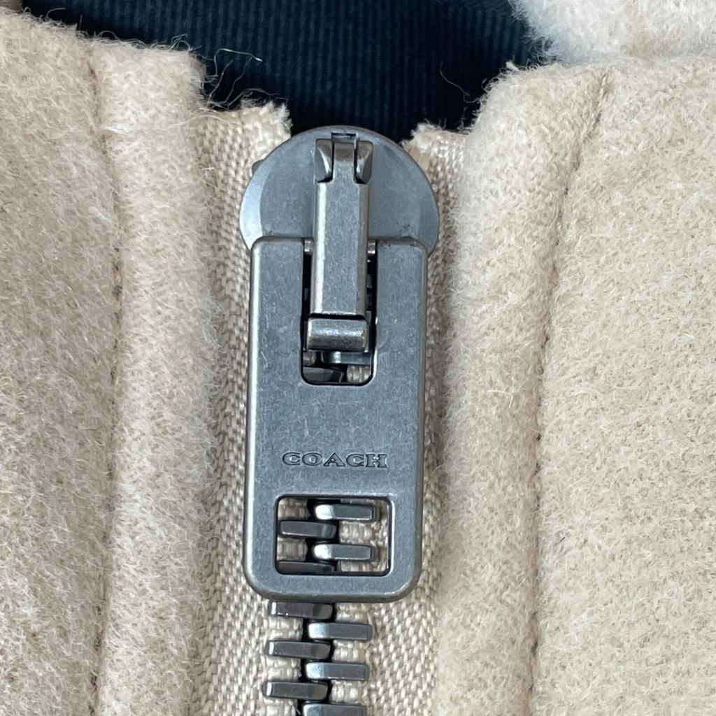 Coach 11003658 Beige Wool X Cashmere Signature Lining Belted Cape Coat Coat XS/S beigeUsed