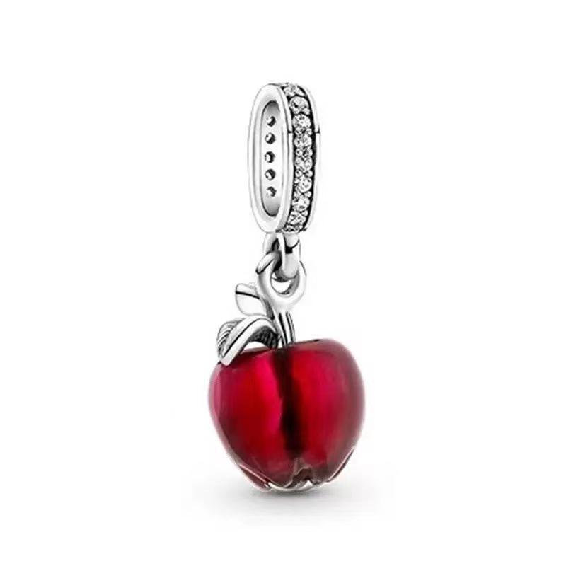 Pandora Alloy Drip Heart Beaded Bracelet: Rocking Horse & Bird Charms