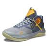 Mens Basketball Shoes Mid-Cut Breathable Mesh Upper Rubber Sole Durable Sport Sneakers Teens Adults