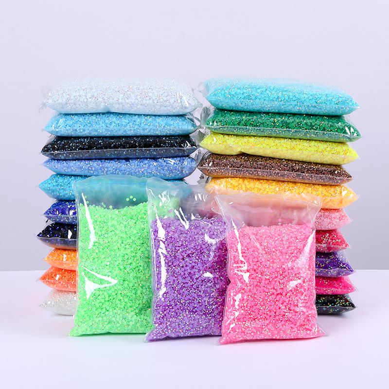 of High-quality Flat Bottomed Resin Diamond Nail Polish Diamond Color DIY Jelly AB 14 Cut Surface Sticking Rhinestone