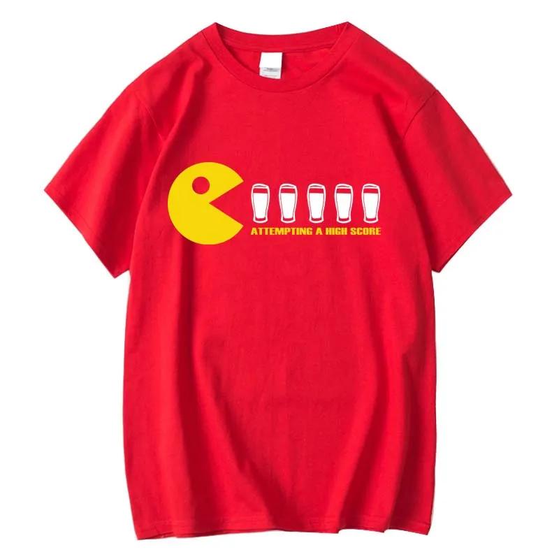 Mens Tshirt High Quality 100 Cotton Funny Design Printing Summer Casual Loose Oneck for Men Short Sleeve Tshirt Male Tops