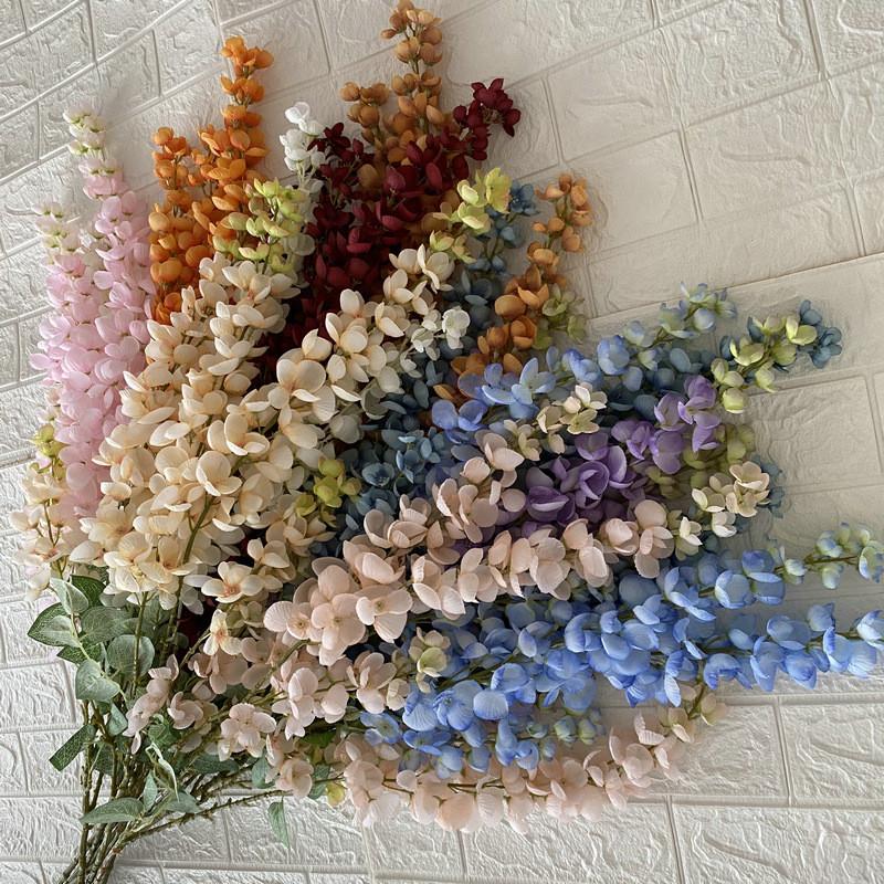 Artificial Silk Wisteria Flowers For Wedding Venue Wall And Ceiling Design Gift