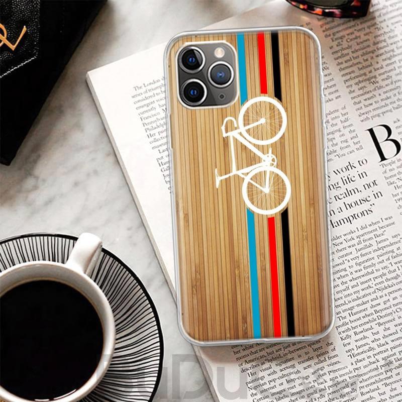 Bicycle Bike Sport Cover For iPhone 17 Air 16 16E 15 Pro Max 14 Plus 13 Mini Phone Case 12 11 7 8 SE Customized Print Shell 16 1