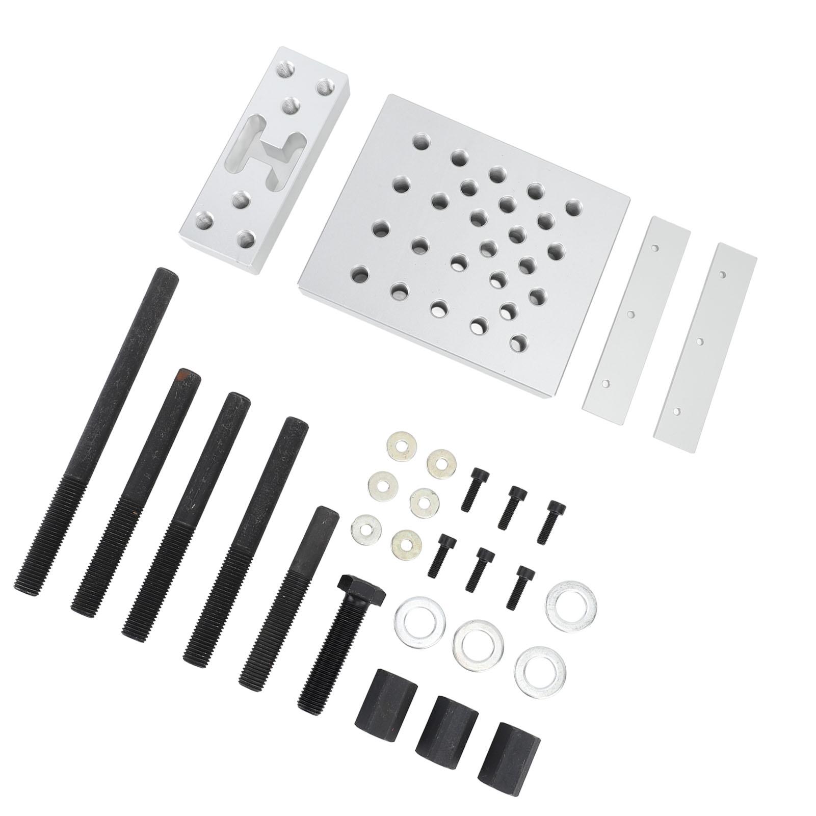 

Універсальний набір опорних пластин для свердлильного верстата 30 тонн для ремонту та зняття маточин коліс автомобіля, підшипників та втулок