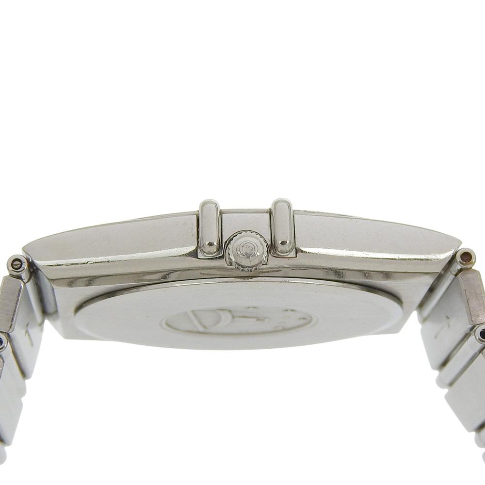 Omega Ceasuri Constellation Argintiu Cadran Argintiu Oțel Inoxidabil Cuarț Analogic bărbați Folosit