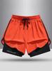 Men's Quick-Dry Ice Silk Running Shorts - 3/4 Length for Summer Marathon & Fitness