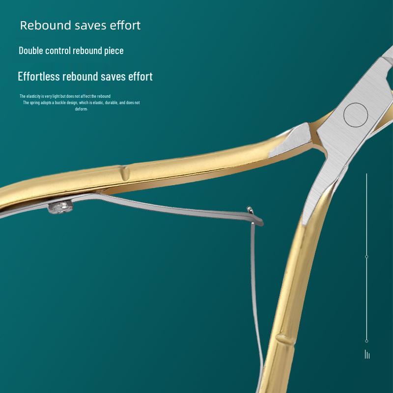 Stainless Steel Nail Nippers & Cuticle Remover Scissors - Manicure Tools for Dead Skin and Nail Care.