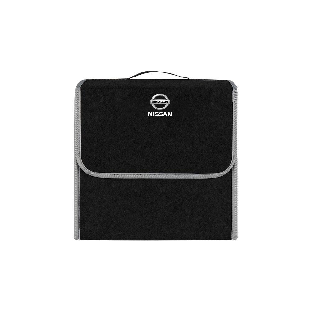 

Автомобильная мягкая войлочная сумка-органайзер для хранения Автомобили Складной багажник Автомобильные аксессуары Для Nissan Nismo Qashqai J11 J10 Juke X Trail T32 Tiida Teana Skyl black small Nissan