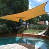 Tecido de Sombra para Exterior Resistente a UV Respirável Resistente ao Vento Tecido HDPE Cobertura de Proteção Solar para Deck com Argola D de Aço Inoxidável