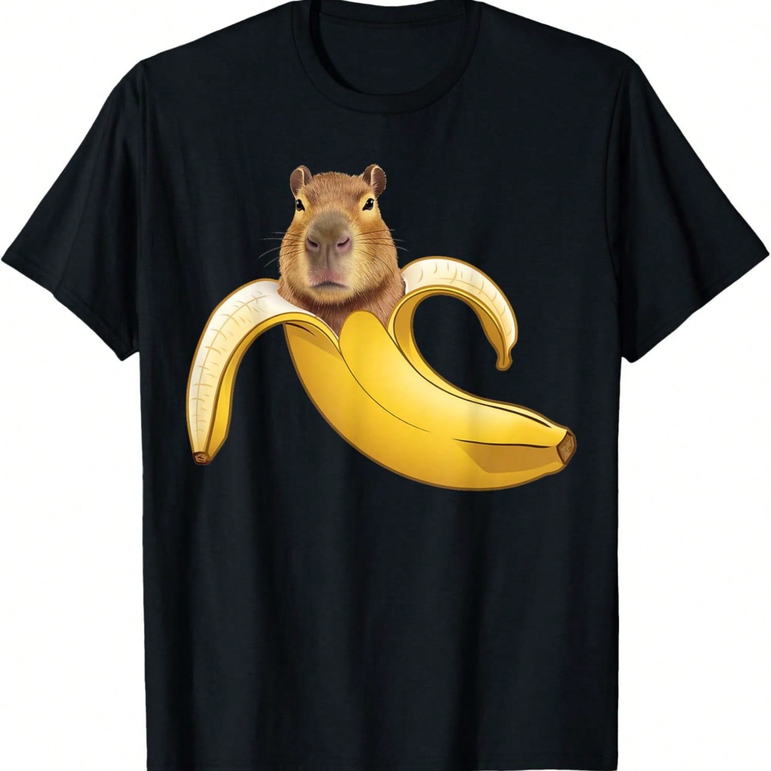 Funny Capybara Lovers Banana Capybanana T-Shirt S