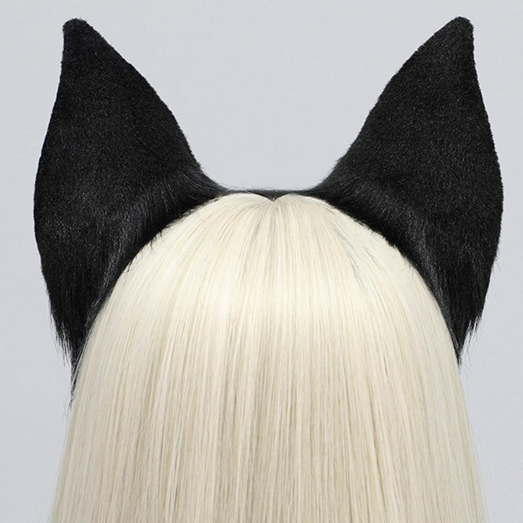 Realistic Devil Ear Hairhoop for Roleplay Cosplay Costume Headband Halloween Dress Up Hairhoop Bendable Anime Hairband