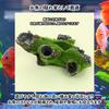 Charmoon Driftwood and Moss Greenery Hideaway Realistic Aquarium Ornament Shelter, (Type 1)