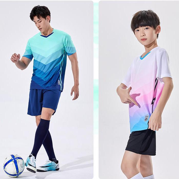 Men's Football Training Suits, Printed Uniforms, Sportswear for All Ages, Soccer Jerseys