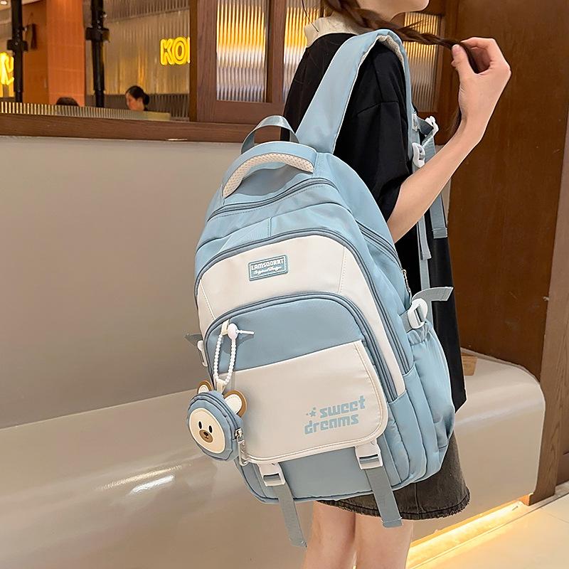 

Вместительные Рюкзаки для Старшеклассниц Женские Университетские Рюкзаки Ценные Грязеотталкивающие Школьные Рюкзаки Женские Сумки через Плечо для Учениц Начальной Школы .