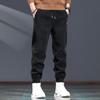 Jie Leinong Men's Corduroy-Texture Tapered Casual Trousers