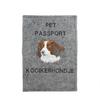 Kooikerhondje - Dog Passport Case, Document Case, Gift for the Traveller from the Brand