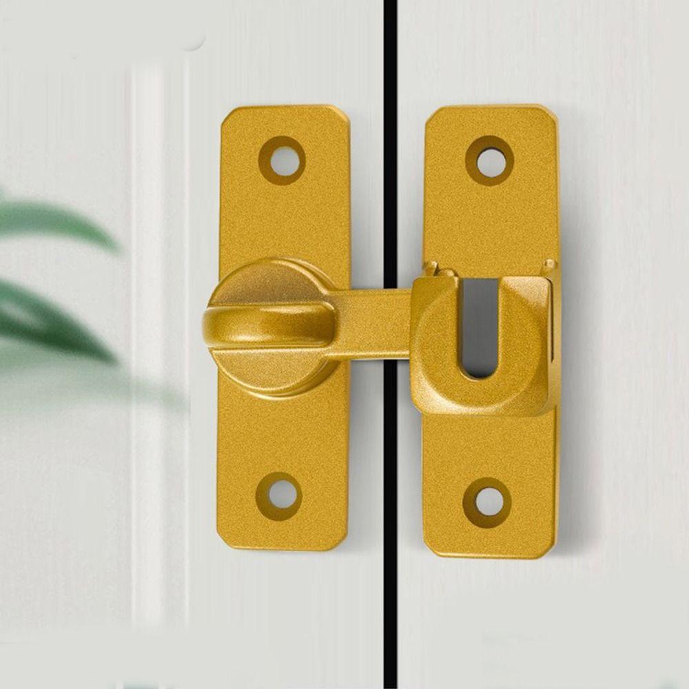 Safety Sliding Door Catch Anti-theft Door Hasp Multipurpose Door Buckle  Cam Cylinder