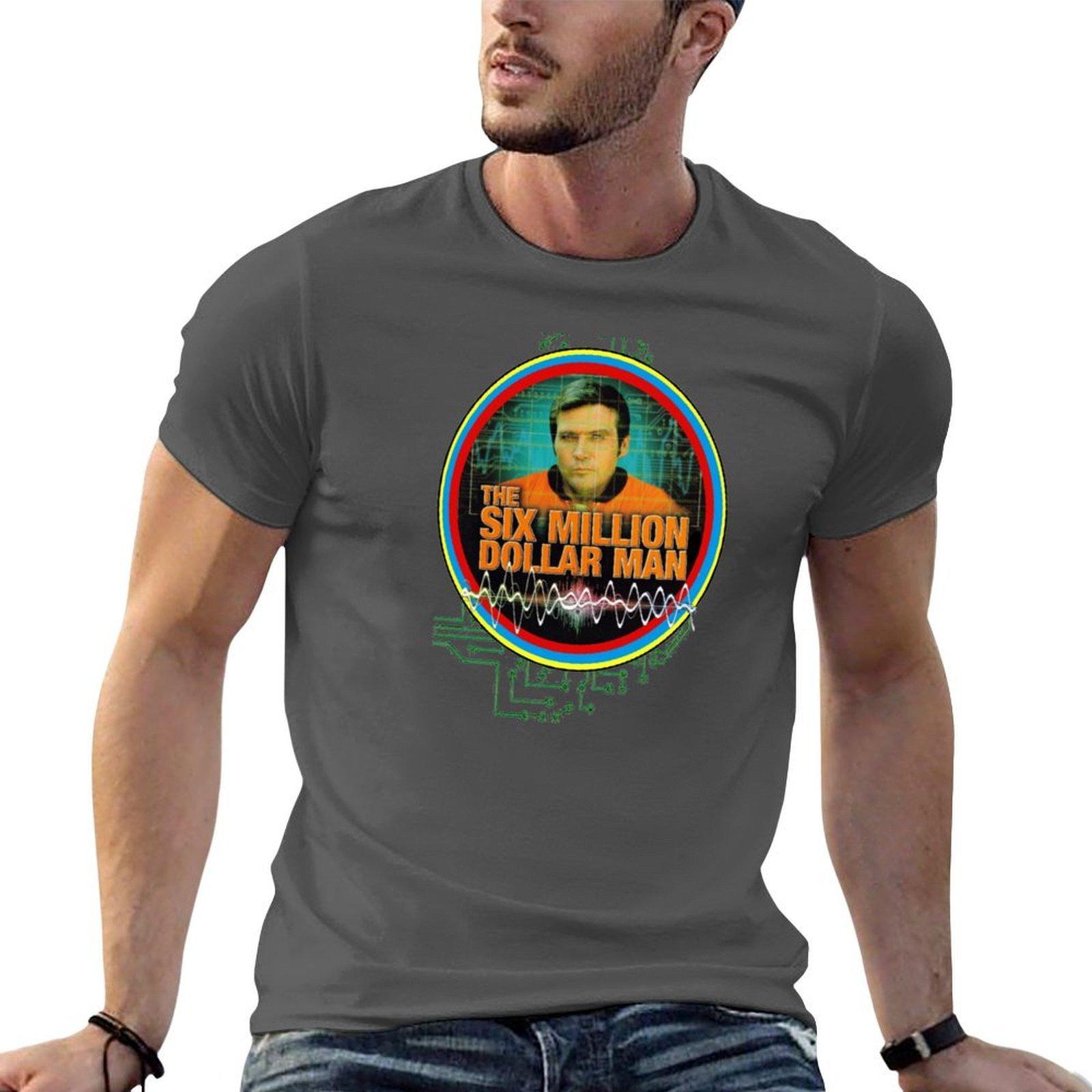 

six million dollar man TShirt anime t shirts oversize mens graphic t shirts TShirt 4XL