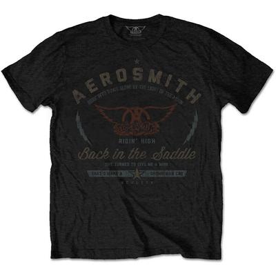Aerosmith - Back In The Saddle - Black T-shirt