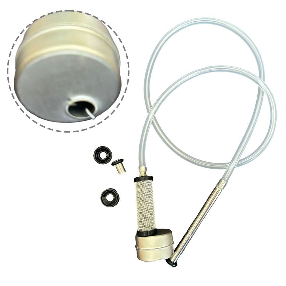 Stainless Floating Dip Tube Designed for Keg Use with Dual-Layer 300/500 Mesh Filtration to Enhance Beer and Yield