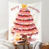 Tapestry Christmas Background Cloth Party Atmosphere Wall Hanging Cloth Bedroom Decoration Christmas Tree Tapestry