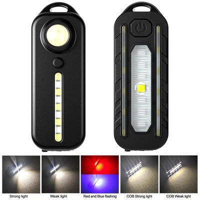LED Rotes und Blaues Schulter-Polizeilicht mit Clip USB Wiederaufladbare Taschenlampen Warnung Sicherheitsfackel Fahrrad Warnung LANTERNE