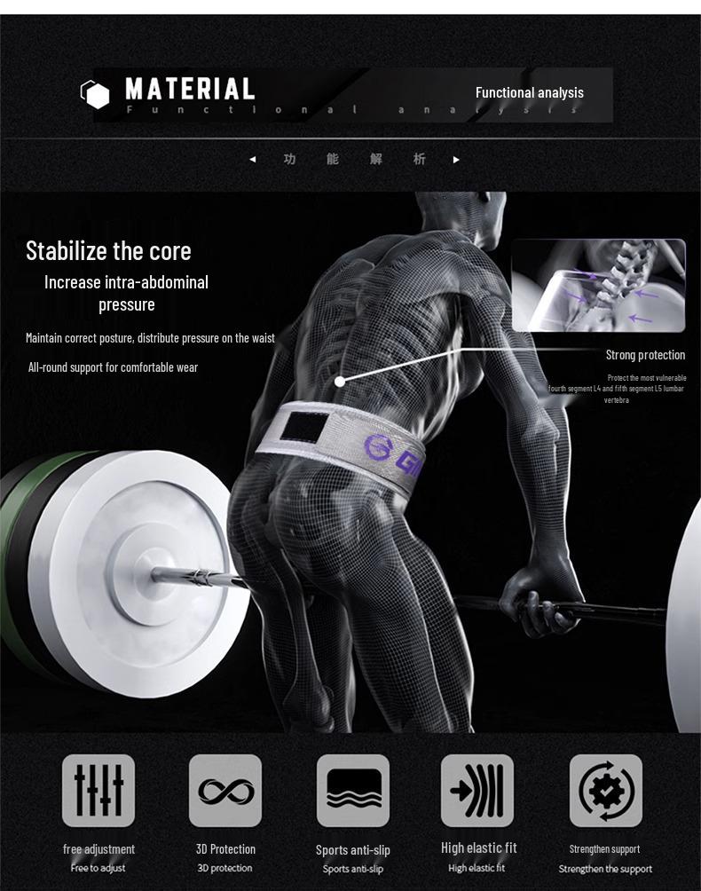 Schnellverschluss Schutz Powerlifting Gürtel für Männer & Frauen - Fitness Trainings Kompressionsausrüstung