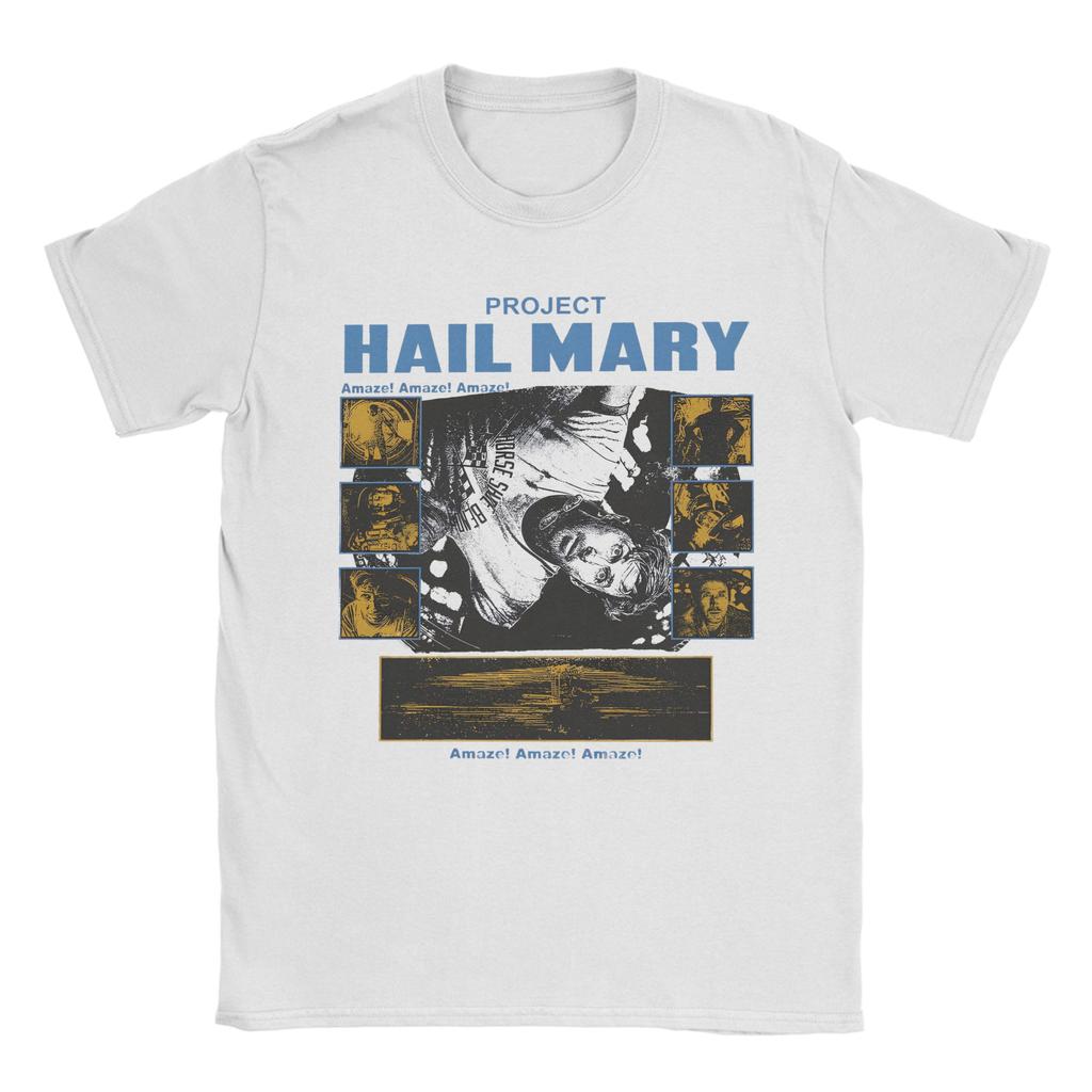 Unisexs Womens Project Hail Mary Save The World SciFi Rocky amaze Shirt Cotton Graphic Print TShirt Clothing Outfits