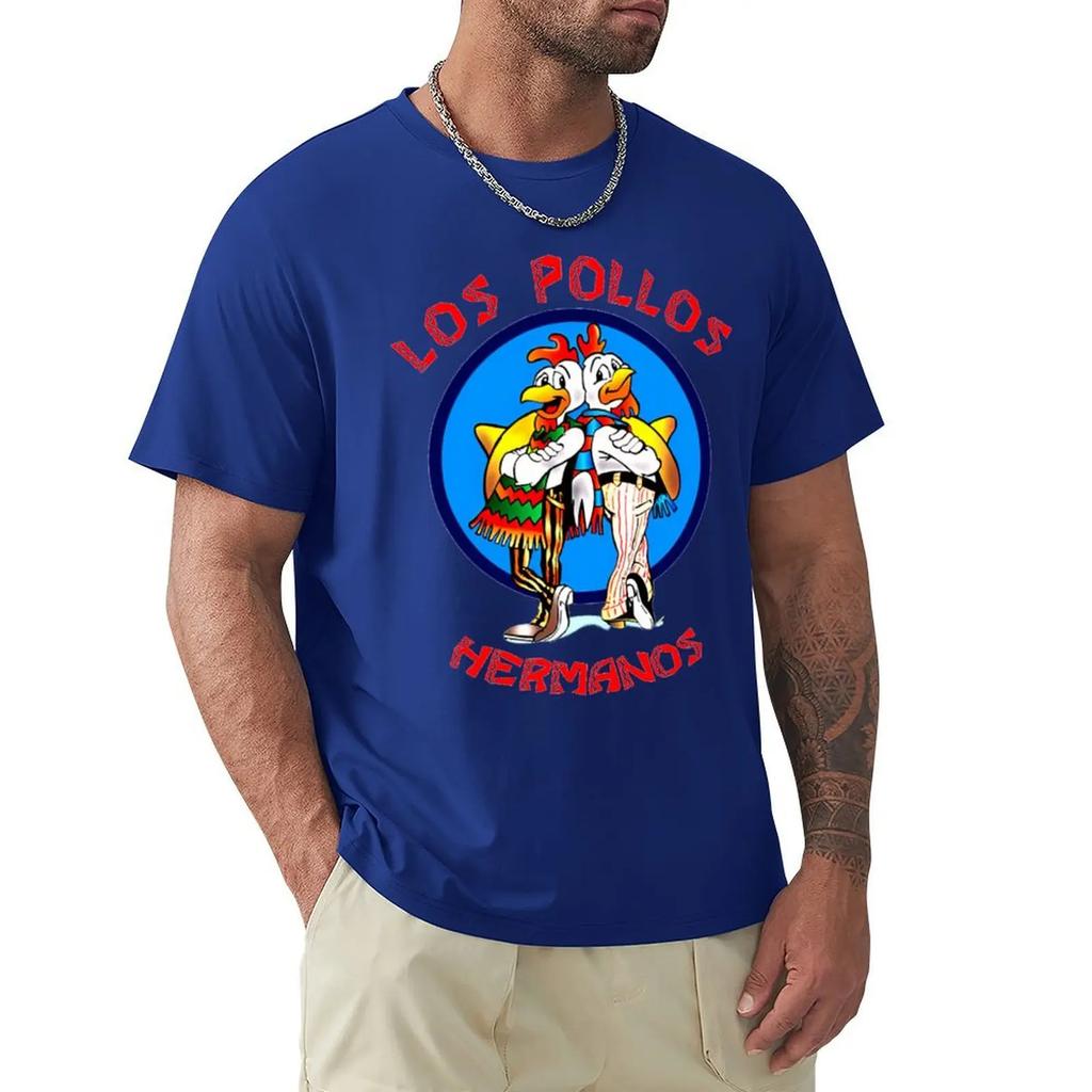 Fashion Breaking Bad T-Shirt LOS POLLOS Hermanos T Shirt Harajuku Short Sleeve T-shirt Cotton Graphics Tshirt Tops