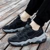 Herr casual utomhussneakers andningsbara helårsskor för snabb löpning slitstarka mjukt sulade bekväma racing sportskor